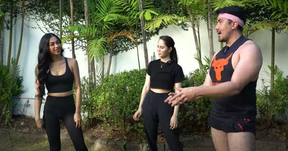 Luis Manzano, tinuruan si Jessy Mendiola at Zeinab Harake ng Zumba