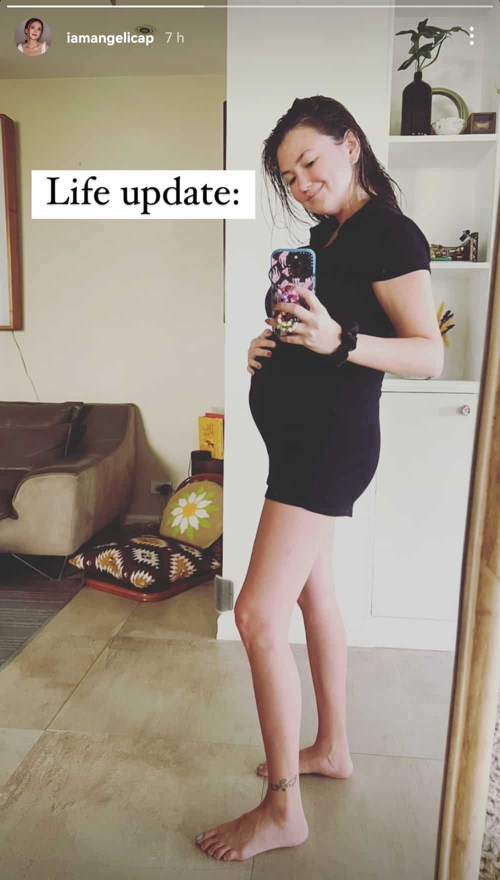 Angelica Panganiban posts "life update," shows off her baby bump
