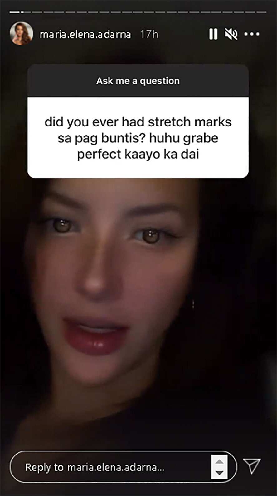 Ellen Adarna, sinagot ang tanong ng netizen kung may stretch marks ba ito noong buntis: “Wala!”