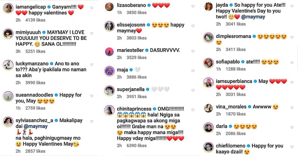 Celebrities, nawindang sa post ni Maymay Entrata tungkol sa kanyang “Valentino”