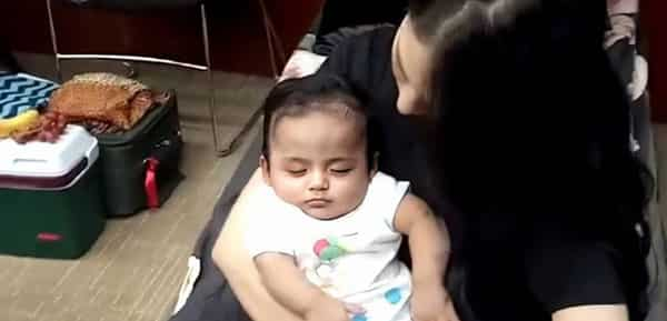 Photos of Julia Montes cradling a cute little baby boy go viral