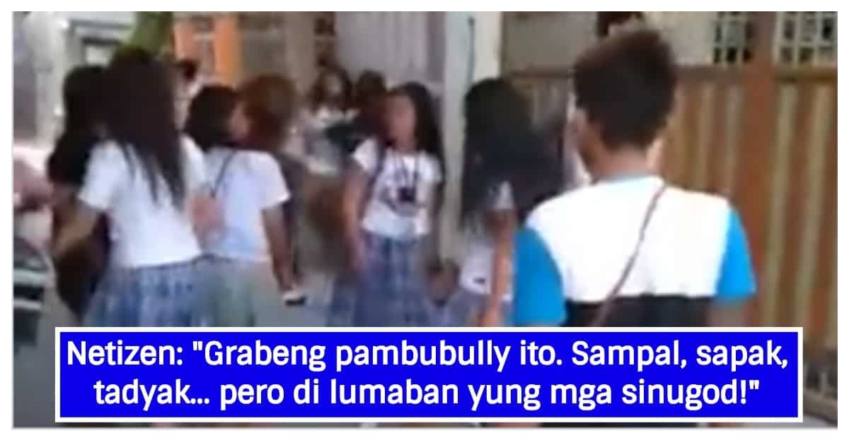 Away ng mga high school students pagkatapos ng klase, sapul sa video