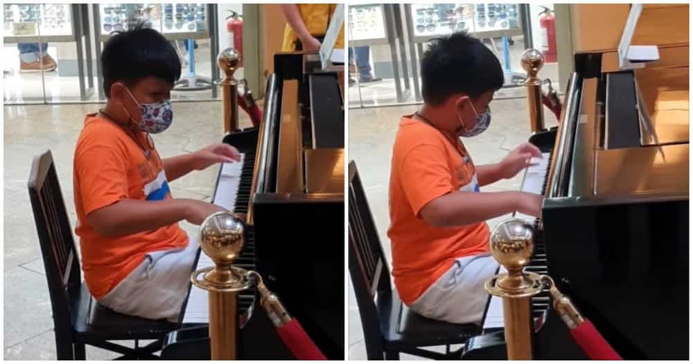 9-anyos na batang tumugtog ng 'Kay Leni Tayo' gamit ang piano sa isang mall, viral