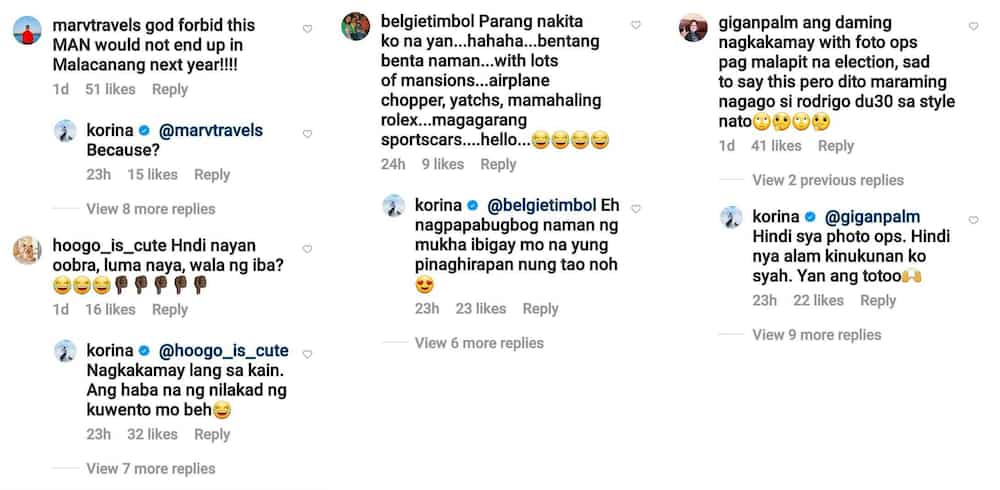 Korina Sanchez, rumesbak sa bashers ng photos ni Manny Pacquiao na kumakain na nakakamay