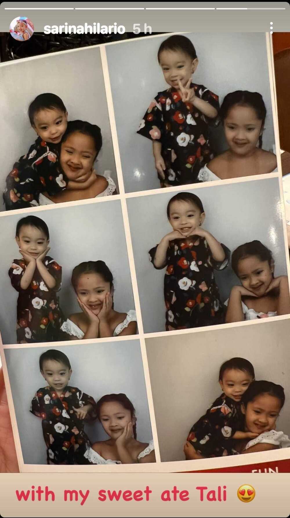 Tali Sotto at Sarina Hilario, kinagiliwan dahil sa cute pics nila together