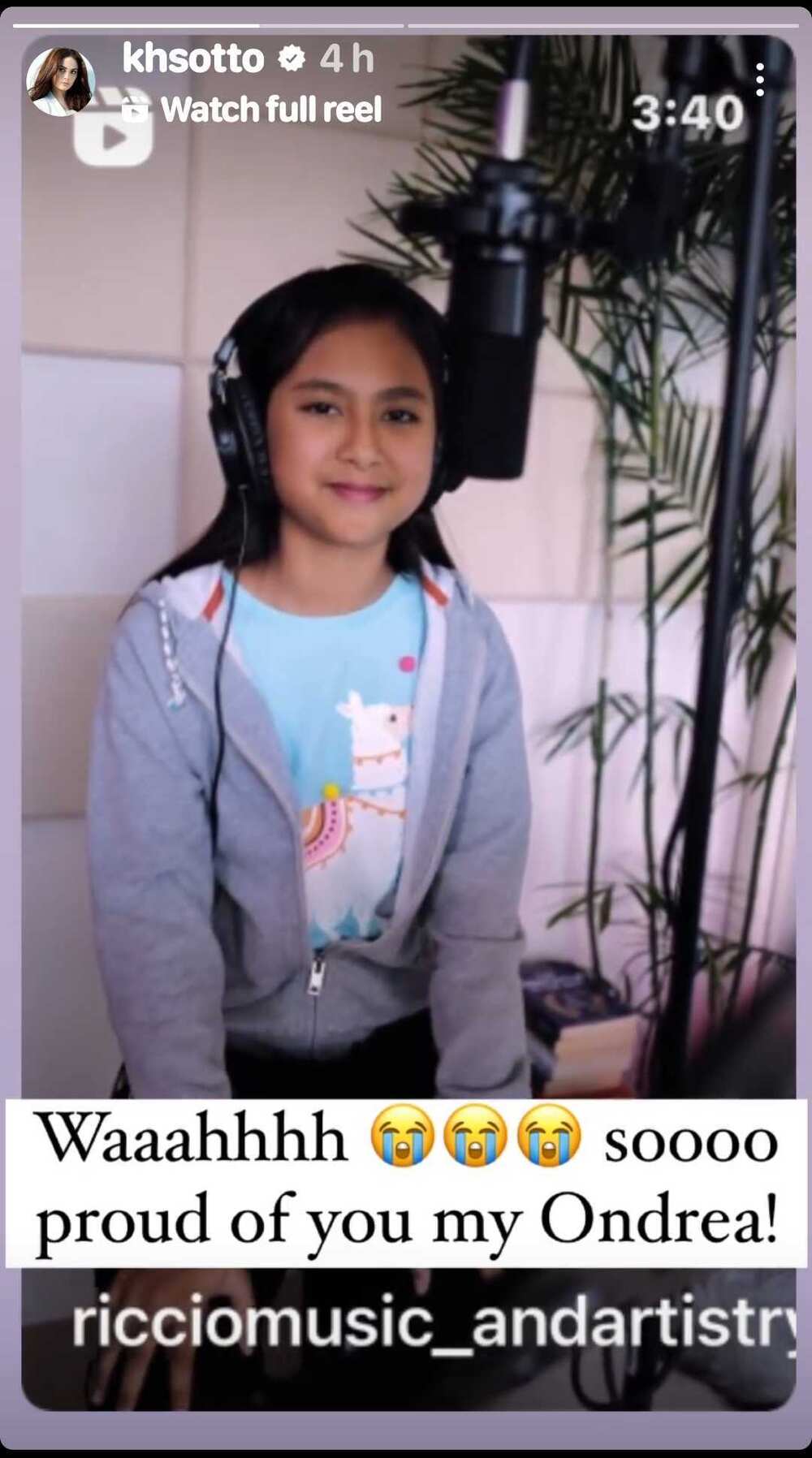 Kristine Hermosa, Oyo Boy Sotto gush over video of daughter Ondrea singing “Dandelions”