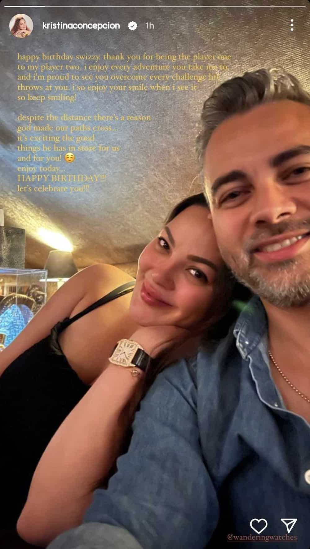 KC Concepcion greets rumored beau Mike Wüthrich on his birthday
