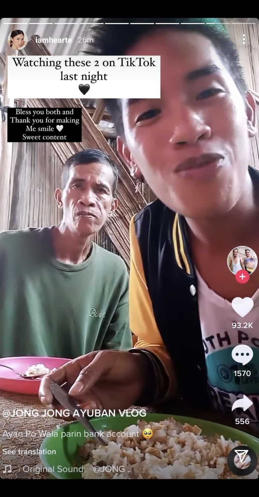Heart Evangelista, kinagiliwan ang mga videos ng mag-amang nag-viral sa TikTok