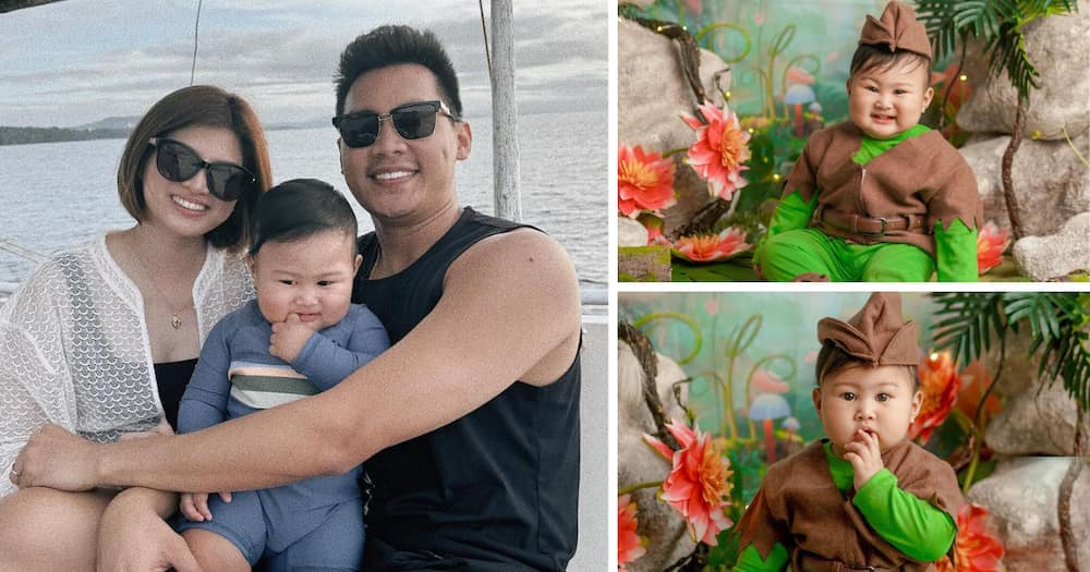 Scottie Thompson, Jinky Serrano’s son Aster’s 9th-month photoshoot warms hearts