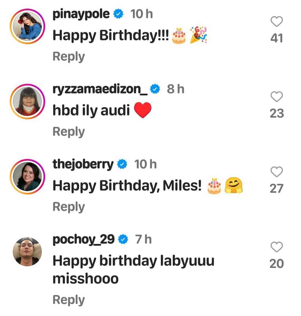 Miles Ocampo, “grateful” sa birthday niya; inulan ng pagbati mula sa celebrities Miles Ocampo, “grateful” sa birthday niya; inulan ng pagbati mula sa celebrities