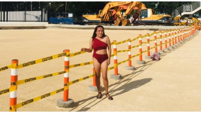 46-anyos na naka-swimsuit, agaw eksena sa Manila Bay