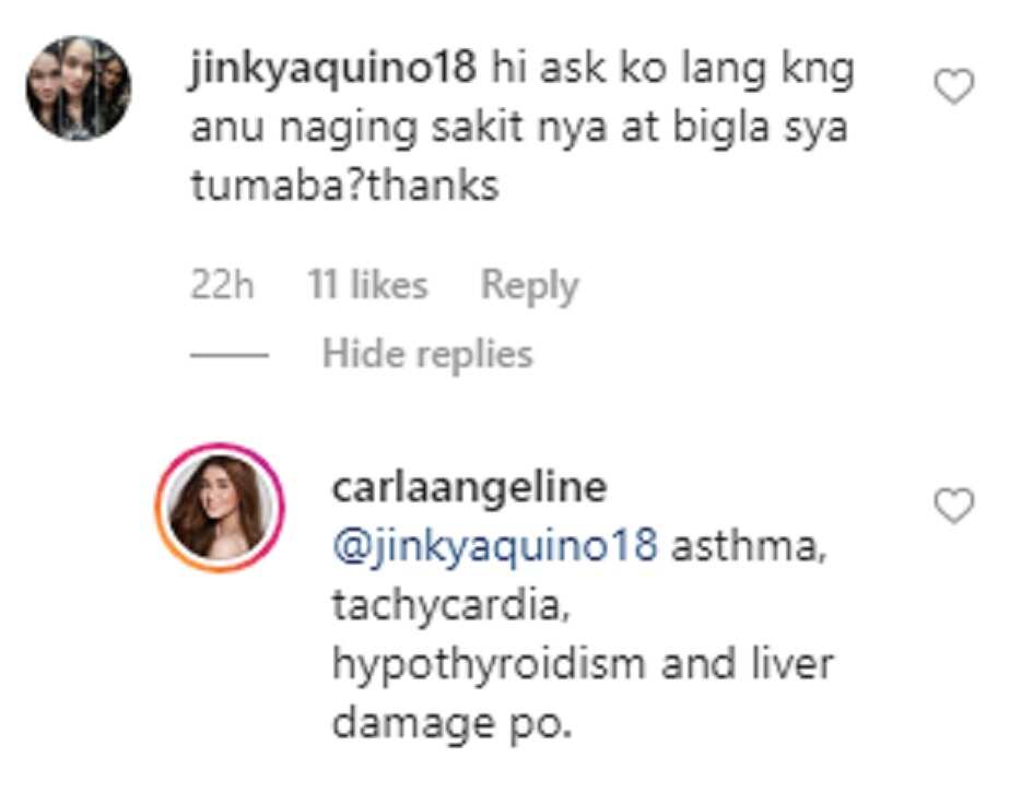 Carla Abellana responds to netizen commenting about her weight gain