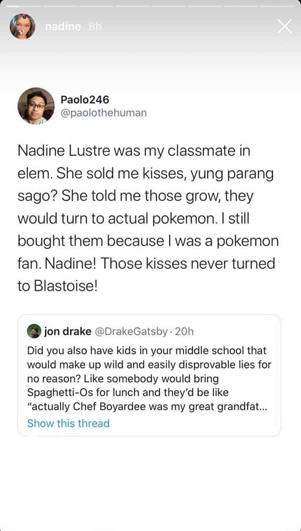 Nabiktima rin! Nadine Lustre, aminadong na-scam din ng mga ‘nanganganak’ na kisses noon