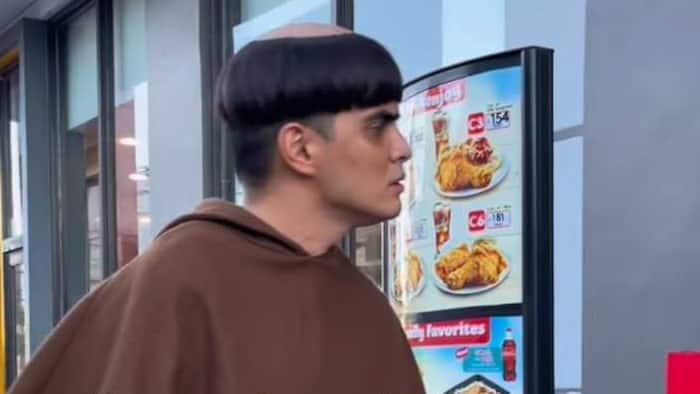 Video ni Juancho Triviño na bumibili ng fast food bilang si Padre Salvi, viral na