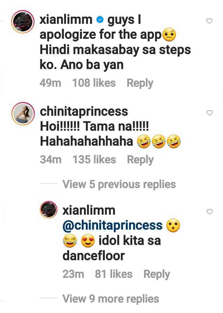 Kim Chiu hilariously reacts to Xian Lim’s dance video: “Tama na”