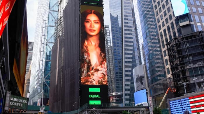 Sarah Geronimo gets featured on New York’s Times Square billboard: “So honored”