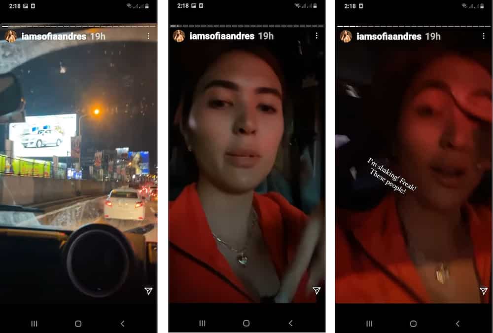 Sofia Andres narrates how her phone was almost snatched in EDSA