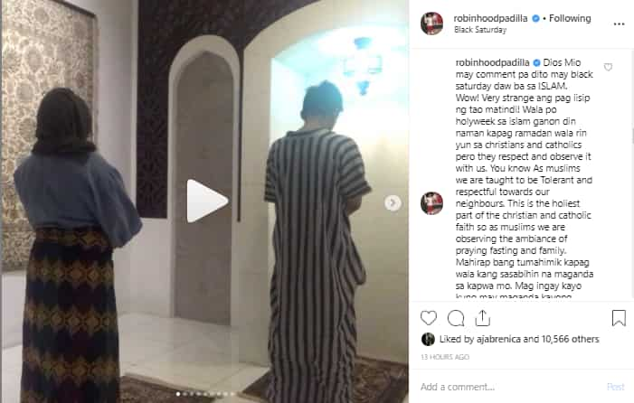 Robin Padilla chides netizen who questioned his Islam faith