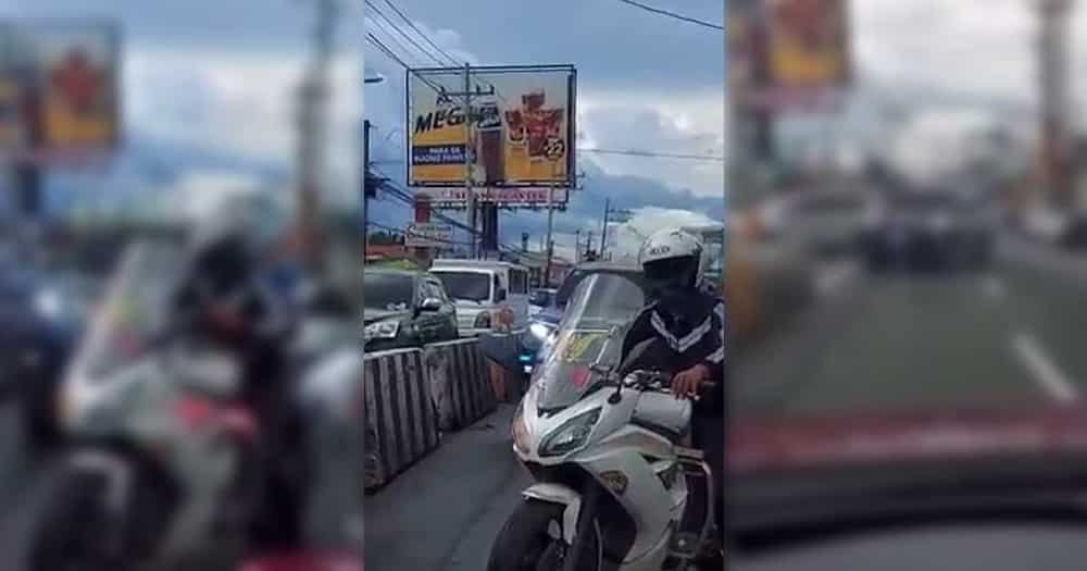 Viral ang video ng matibay na paninindigan ng isang motorista laban sa umano'y VIP convoy na nag-counterflow