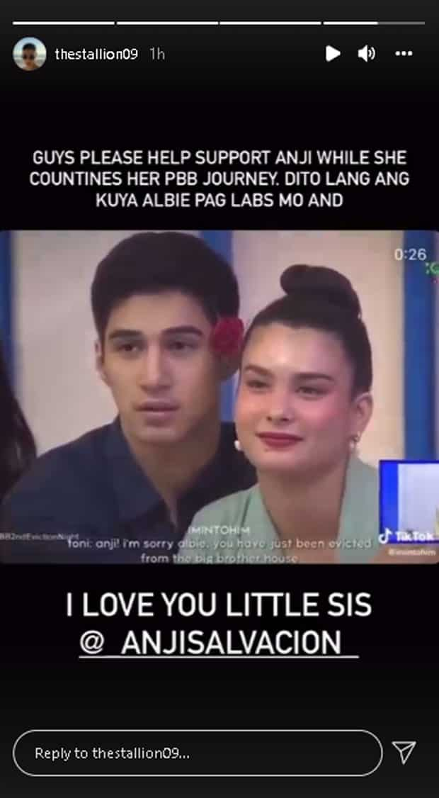 Albie Casiño, inaalala pa rin ang kapakanan ni Anji Salvacion, kahit nasa labas na ng bahay ni Kuya