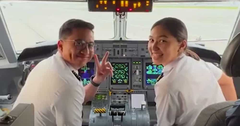 Video ng mag-asawang piloto na magkasabay sa pagpapalipad ng eroplano, viral