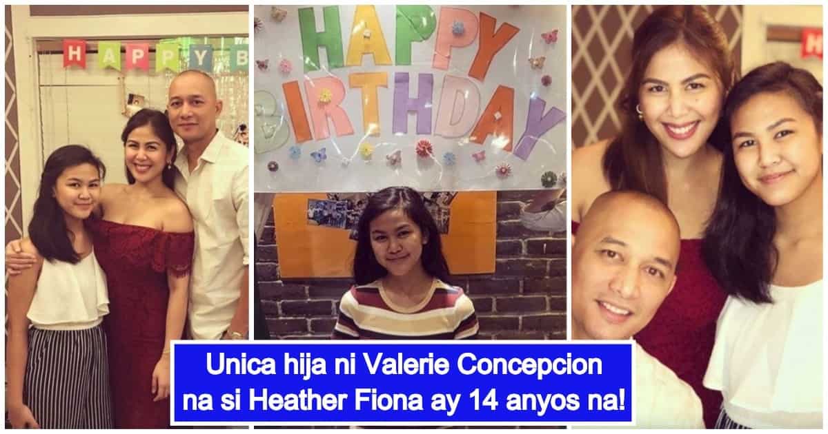 Dalaga Na Valerie Concepcions Daughter Heather Fiona Turns 14 Years Old Kamicomph 1758