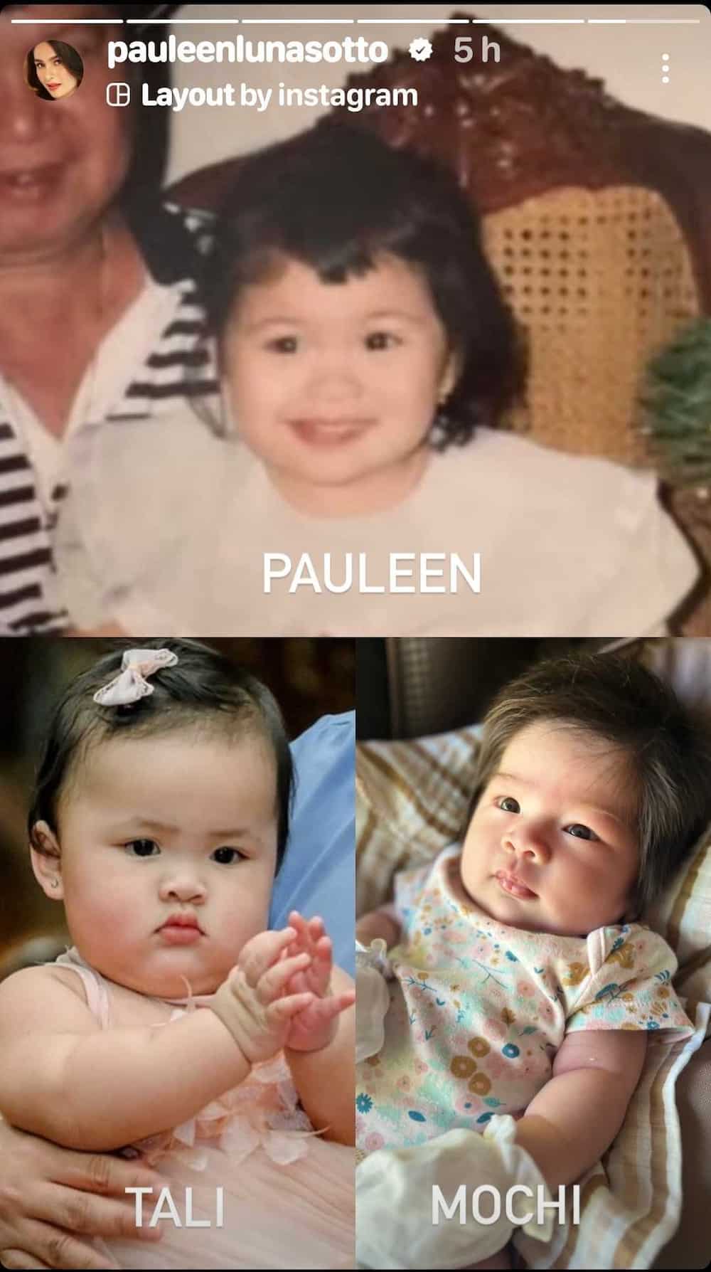 Pauleen Luna shares baby pics of her Tali Sotto and Baby Mochi