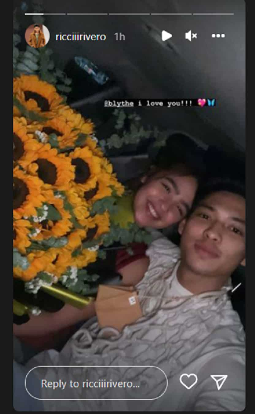 Ricci Rivero, ipinost ang nakakakilig na litrato nila ni Andrea Brillantes: "I love you"