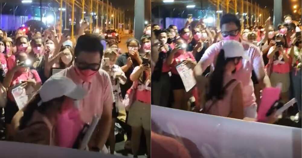 Kakampink couple, na-engage sa kasagsagan ng People's rally sa Pasig City