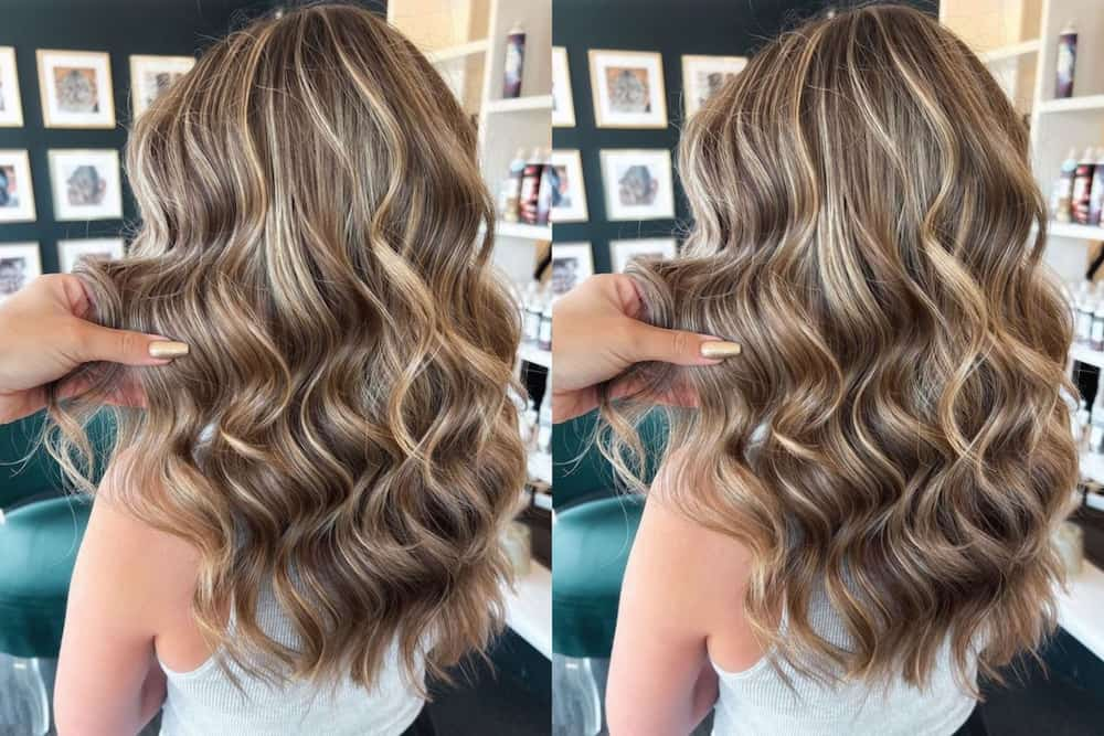 balayage hair color for morena