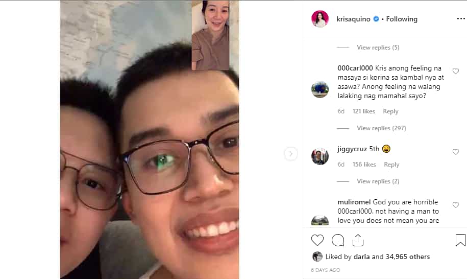 Kris Aquino lashes out against a basher who compared her with Korina Sanchez