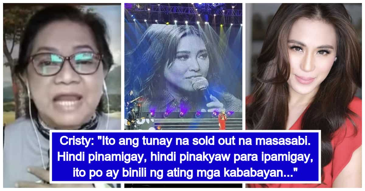 Cristy Fermin, ikinumpara ang concert nina Moira dela Torre at Toni ...