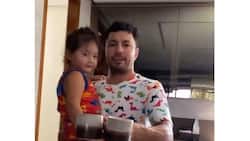 Ellen Adarna posts adorable video of Derek Ramsay and Elias preparing coffee