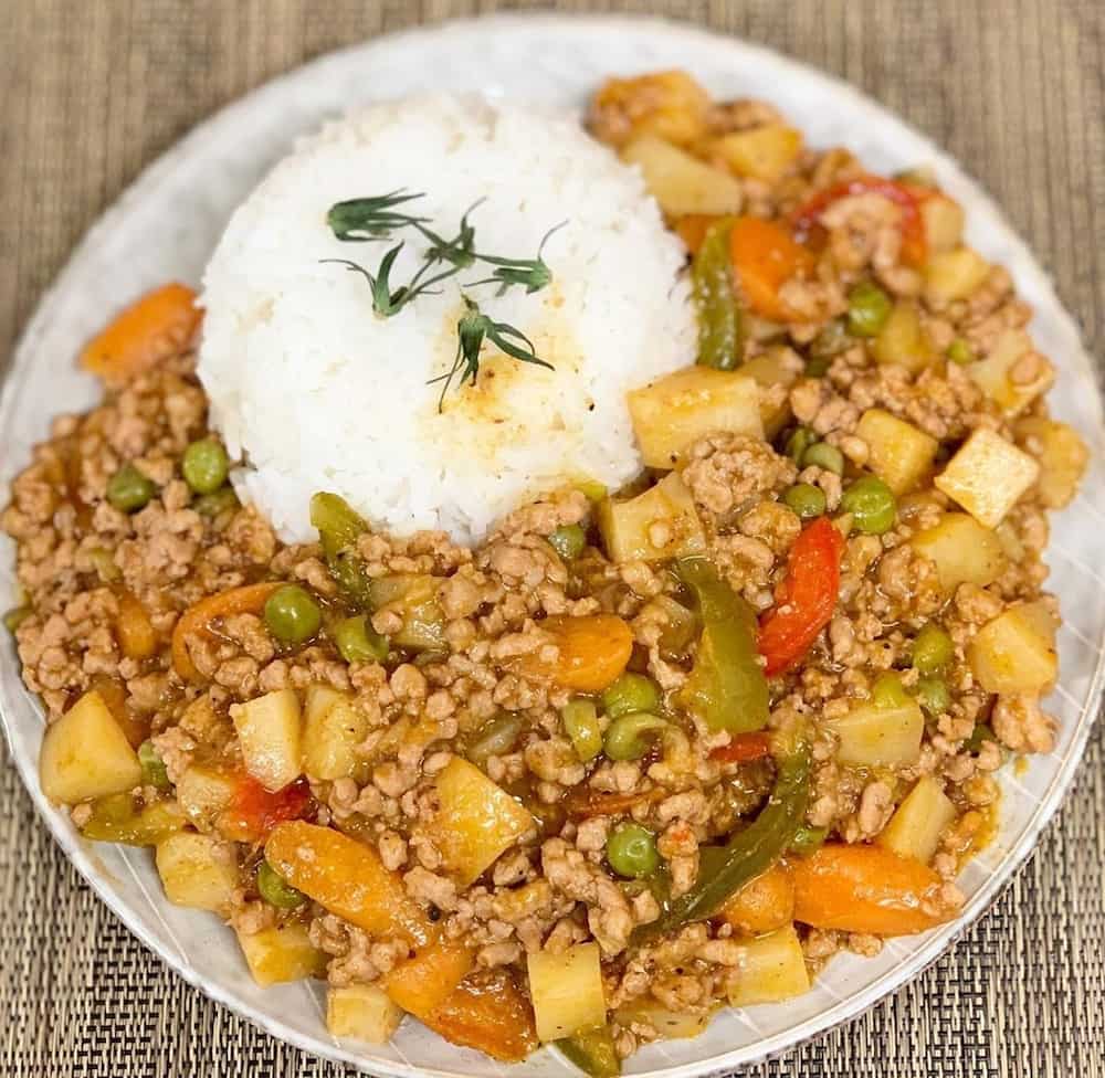 Giniling recipe Filipino style stepbystep with visuals