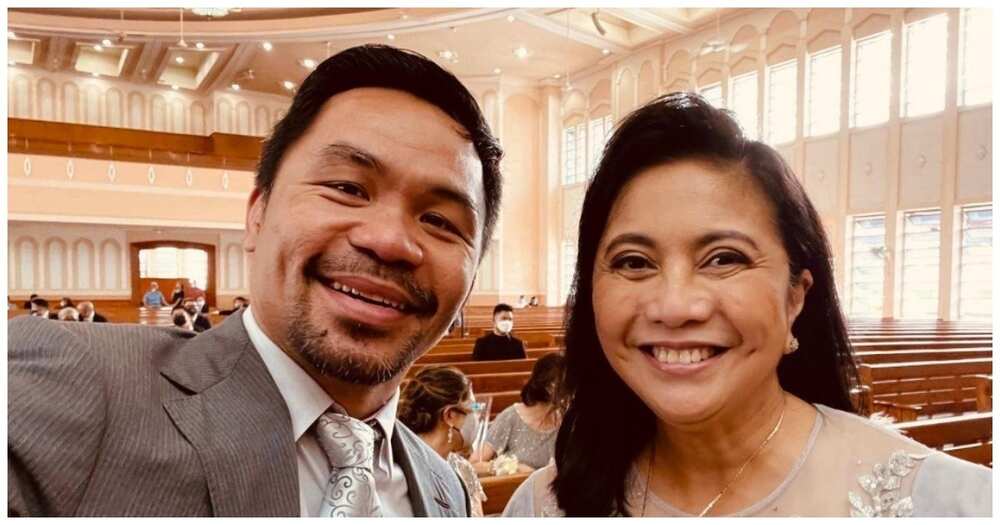 Leni Robredo, iboboto si Pacquiao bilang pangulo kung di siya kumakandidato sa parehong posisyon Leni Robredo, iboboto si Pacquiao bilang pangulo kung di siya kumakandidato sa parehong posisyon