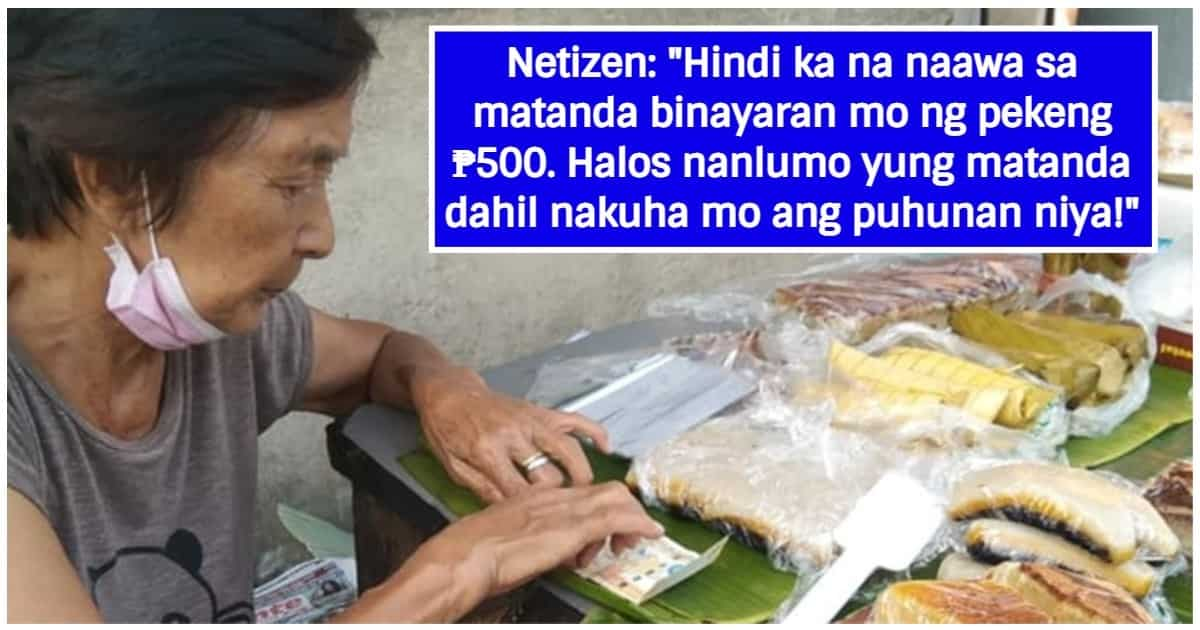 Lola Na Naglalako Ng Kakanin Labis Na Nanlumo Nang Mabayaran Ng Pekeng Pera Kamicomph 1440