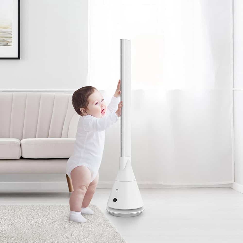 Stylish and high-quality bladeless fans perfect at home and safe for kids