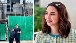 Ryza Cenon at partner na si Miguel Cruz, masayang binisita ang ipinapagawang dream home