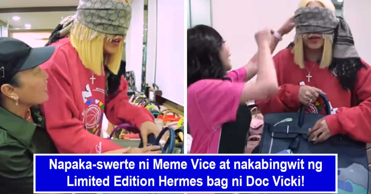 Vicki Belo gives Vice Ganda a limited edition Hermès HAC Birkin