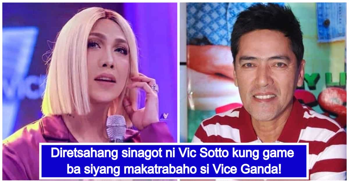 Vic Sotto's honest answer if he's willing to work with Vice Ganda in ...