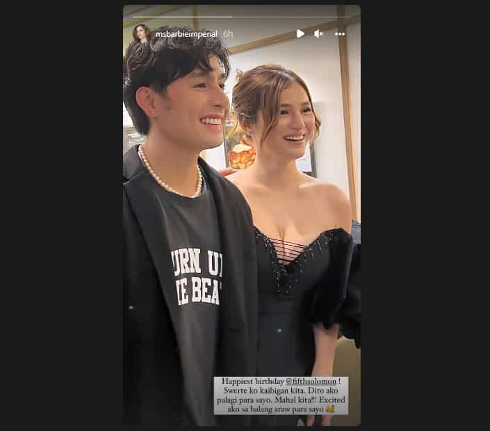 Barbie Imperial posts heartfelt birthday greeting for friend Fifth Solomon