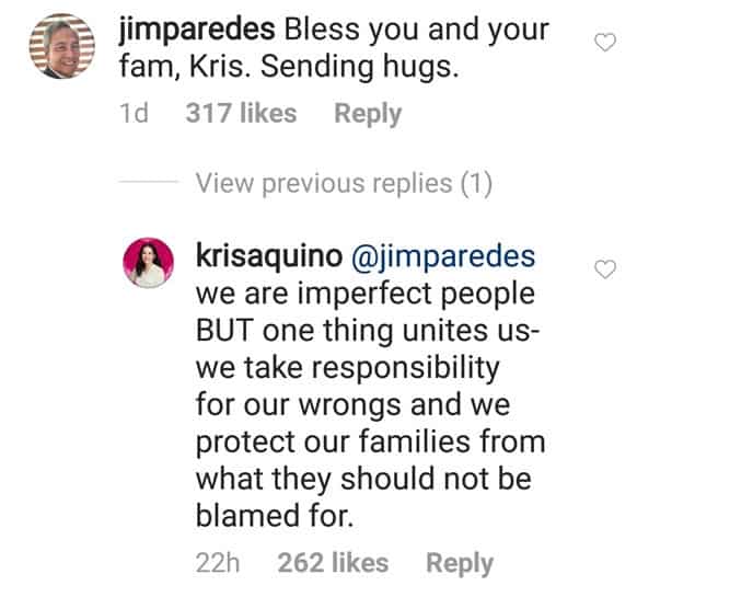 Kris Aquino sends message to Jim Paredes about his life mistakes