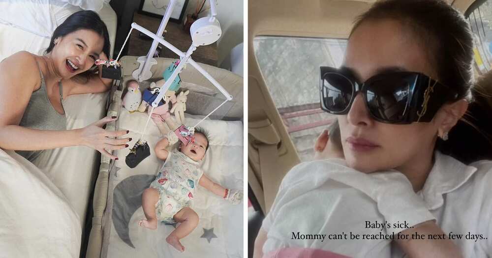 Kris Bernal, time-out muna dahil sa pagkakasakit ng anak: “Mommy can't be reached for next few days”