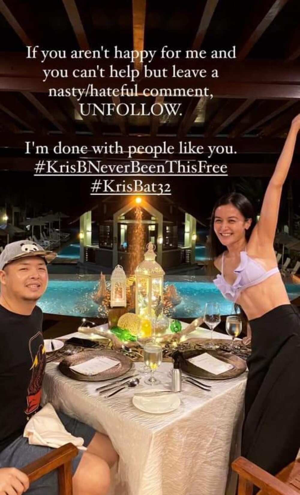 Kris Bernal, sinabihan ang bashers na mag-unfollow na lang sa kanya