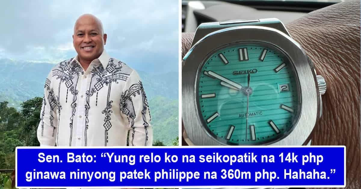 Sen Bato Dela Rosa Binweltahan Mga Nag Marites Tungkol Sa Kanyang Relo Naisahan Ko Rin Kayo