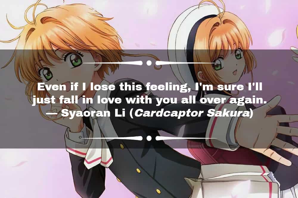 Best anime quotes about love