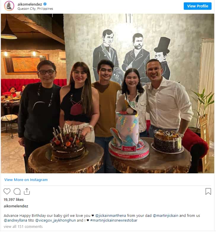 Aiko Melendez gets together with ex-husband Martin Jickain for daughter's birthday