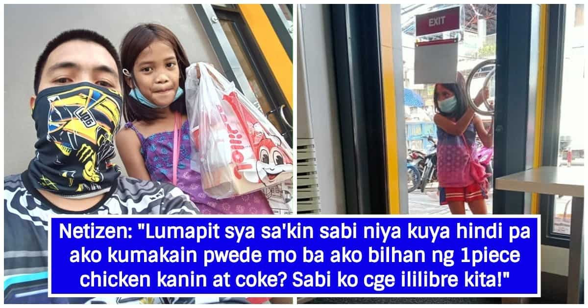 Batang Namamalimos at Lakas loob na Nagpabili ng Jollibee 