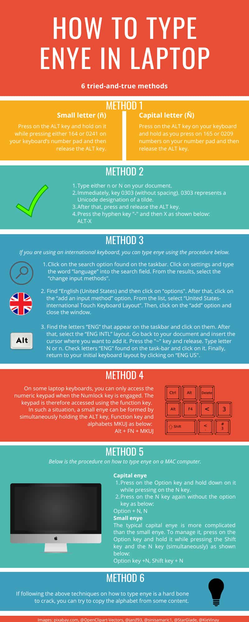 Enye with tilde: how to type in laptop? 27 tried-and-true methods