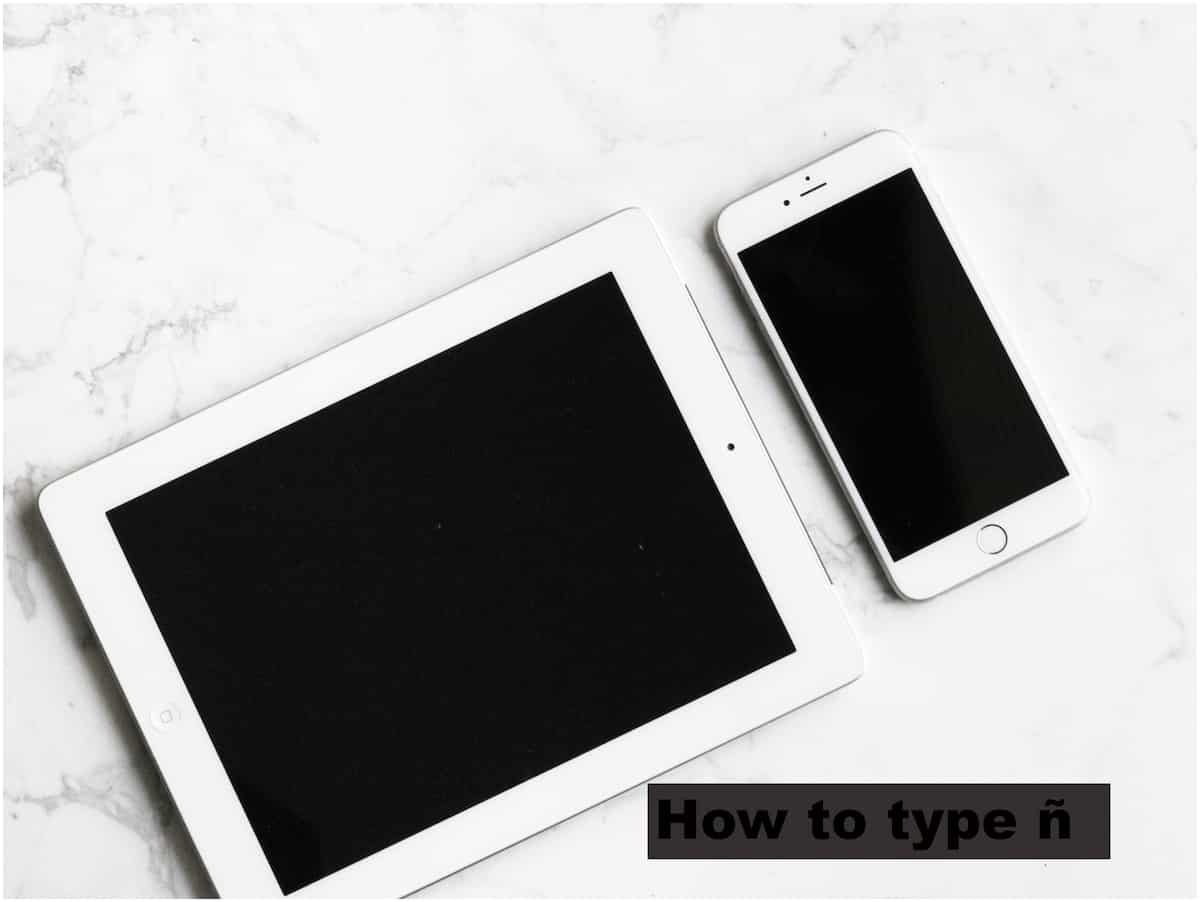 how to type capital enye